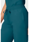 Caribbean Blue - Women's Mid Rise Jogger – Petite (View 4)