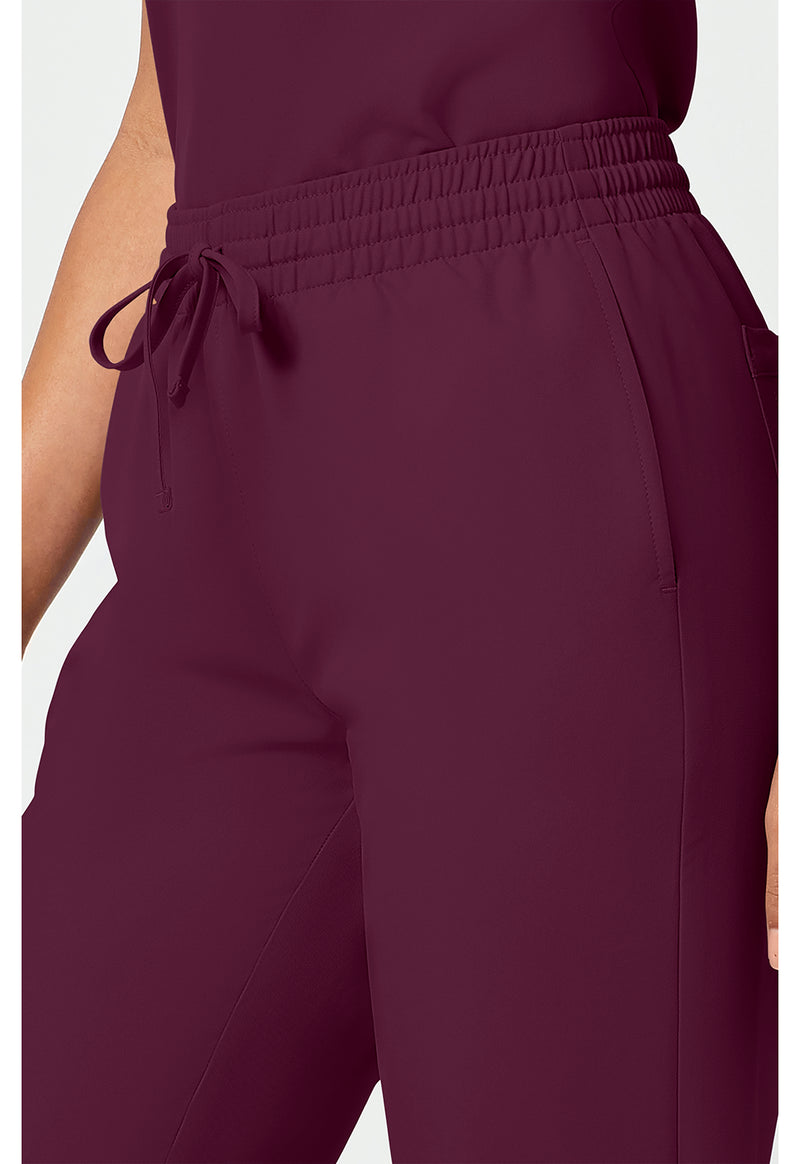 Wine - Women's Mid Rise Jogger – Petite (View 4)