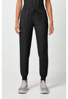 Black - Cherokee WW Originals Ultra Women Scrub Pants - Front View