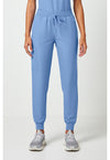 Ciel Blue - Cherokee WW Originals Ultra Women Scrub Pants - Front View