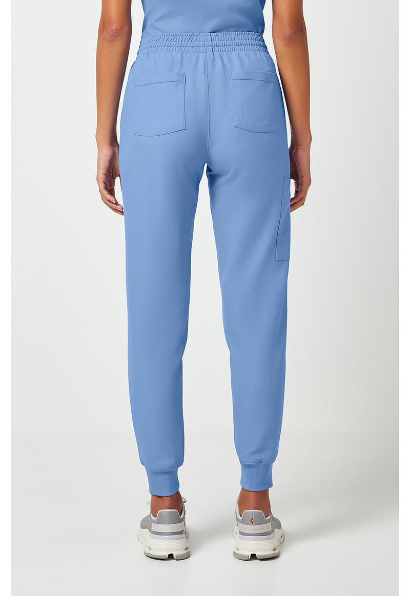Ciel Blue - Cherokee WW Originals Ultra Women Scrub Pants - Back View