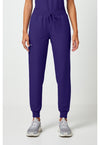 Grape - Cherokee WW Originals Ultra Women Scrub Pants - Front View