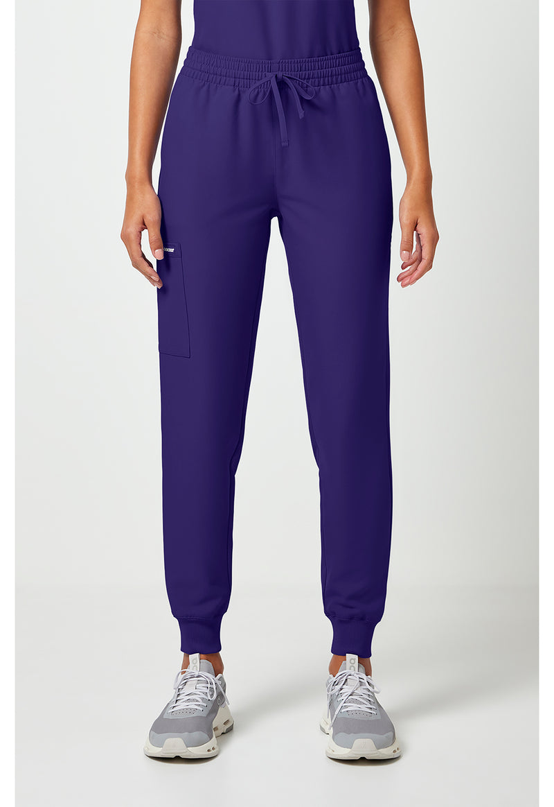 Grape - Cherokee WW Originals Ultra Women Scrub Pants - Front View