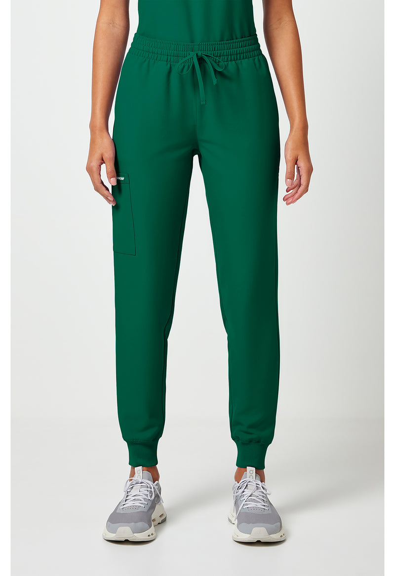 Hunter Green - Cherokee WW Originals Ultra Women Scrub Pants - Front View