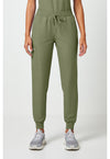Olive - Cherokee WW Originals Ultra Women Scrub Pants - Front View