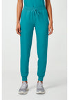 Teal Blue - Cherokee WW Originals Ultra Women Scrub Pants - Front View