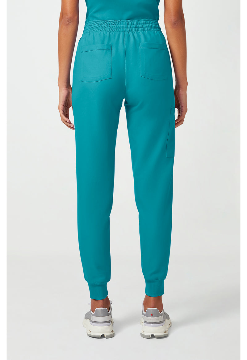Teal Blue - Cherokee WW Originals Ultra Women Scrub Pants - Back View