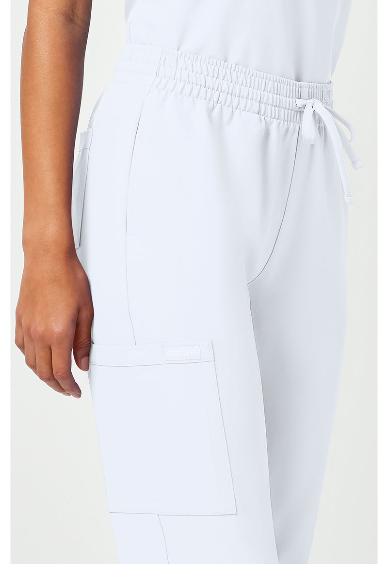 White - Women's Mid Rise Jogger – Regular (View 3)