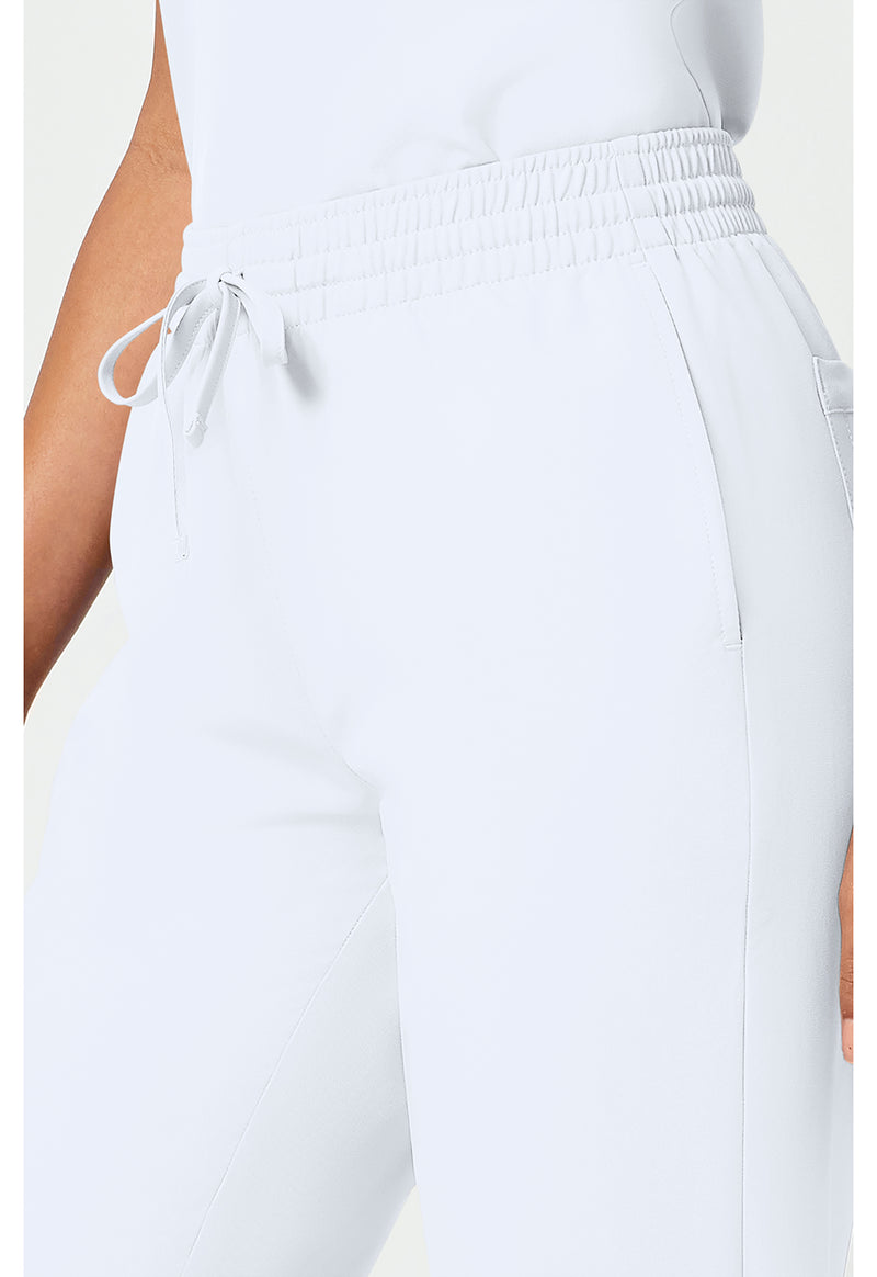 White - Women's Mid Rise Jogger – Regular (View 4)