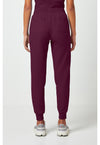 Wine - Cherokee WW Originals Ultra Women Scrub Pants - Back View