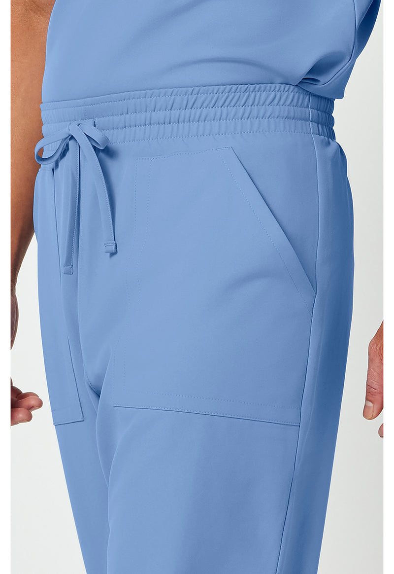 Ciel Blue - Men's Mid Rise Jogger (View 4)