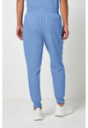Ciel Blue - Cherokee WW Originals Ultra Men Scrub Pants - Back View
