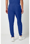 Galaxy Blue - Cherokee WW Originals Ultra Men Scrub Pants - Back View
