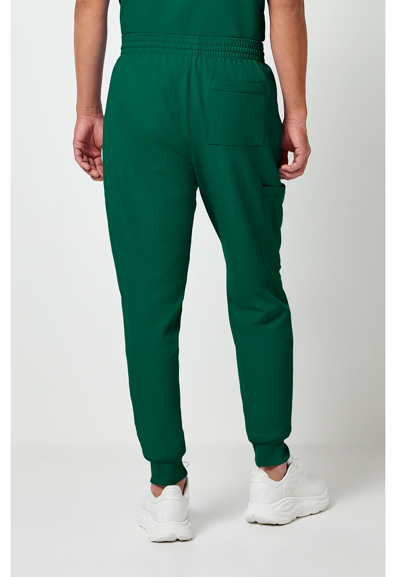 Hunter Green - Cherokee WW Originals Ultra Men Scrub Pants - Back View