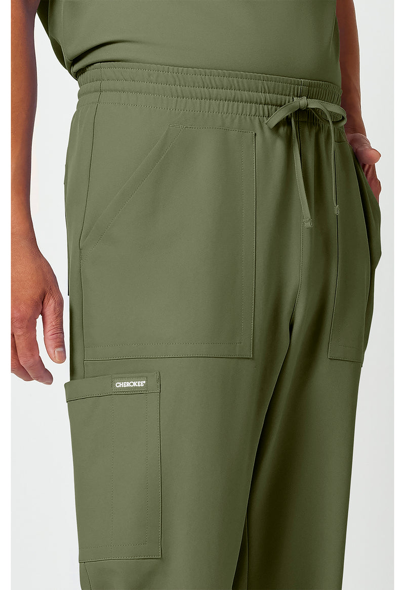 Olive - Men's Mid Rise Jogger (View 3)