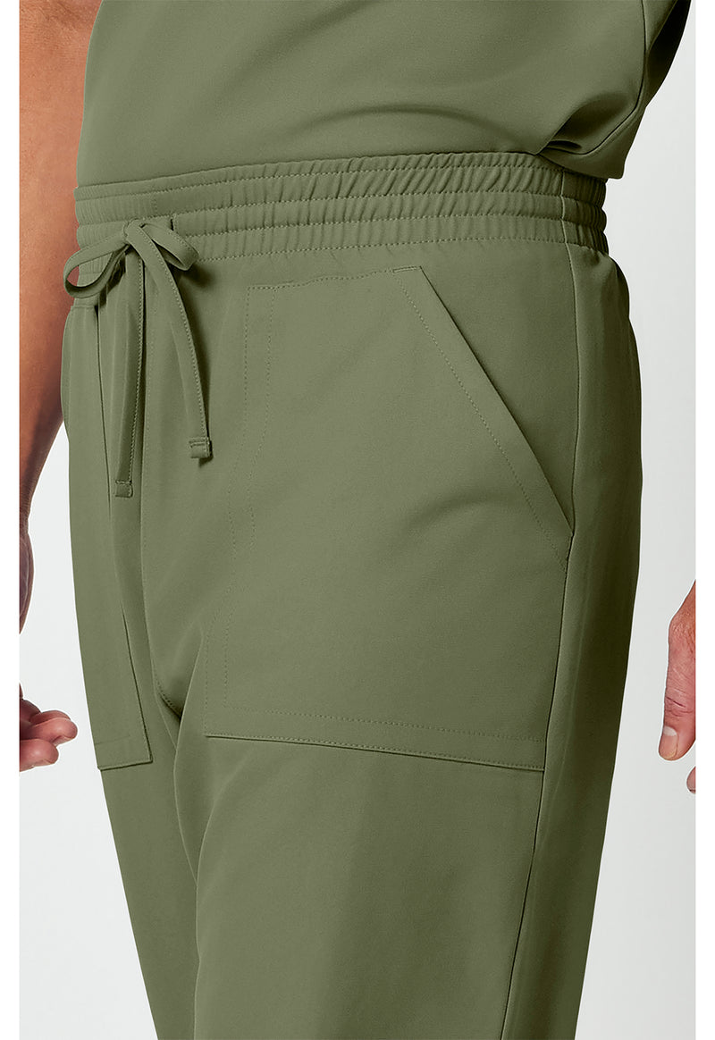 Olive - Men's Mid Rise Jogger (View 4)