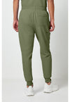 Olive - Cherokee WW Originals Ultra Men Scrub Pants - Back View