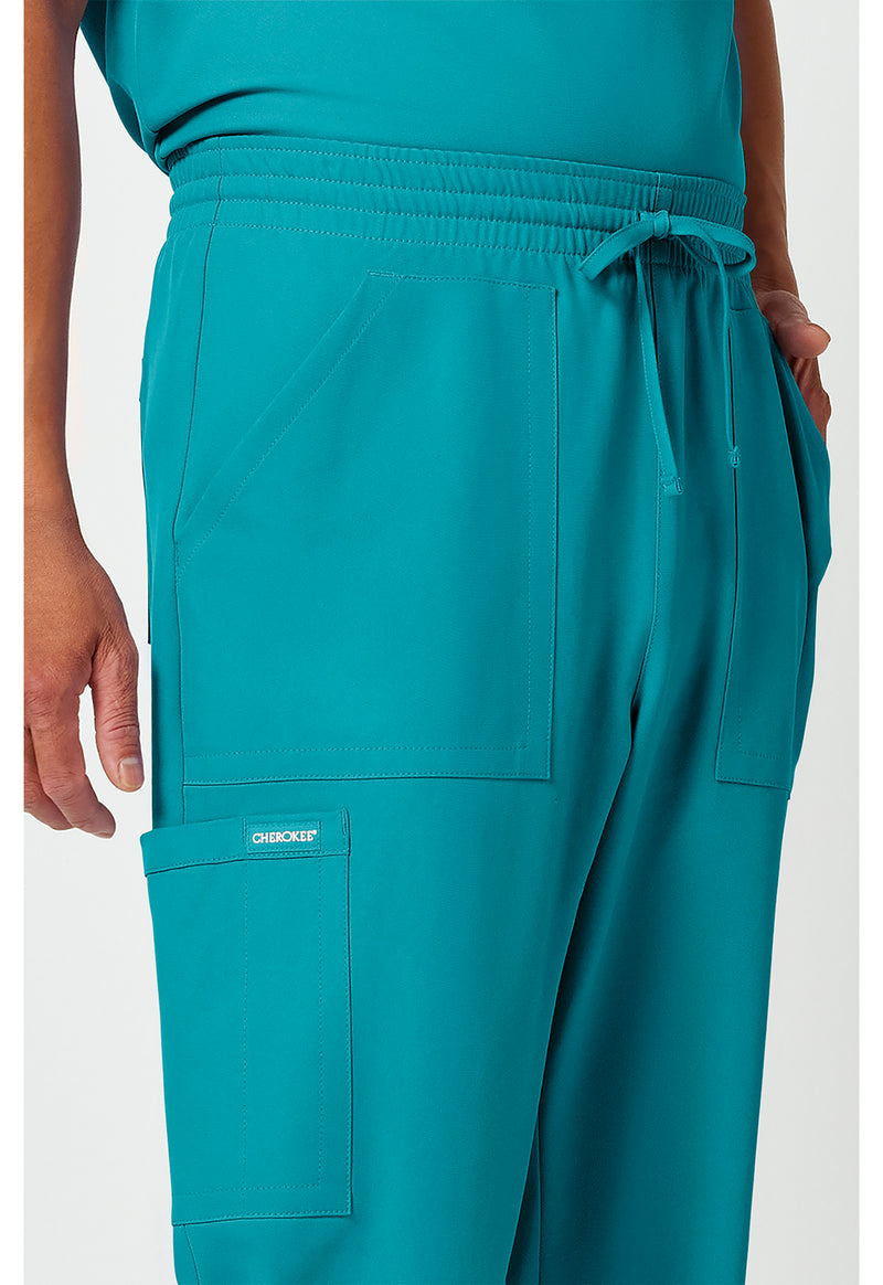 Teal Blue - Men's Mid Rise Jogger (View 3)