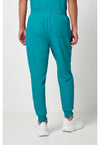 Teal Blue - Cherokee WW Originals Ultra Men Scrub Pants - Back View