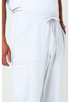 White - Men's Mid Rise Jogger (View 3)