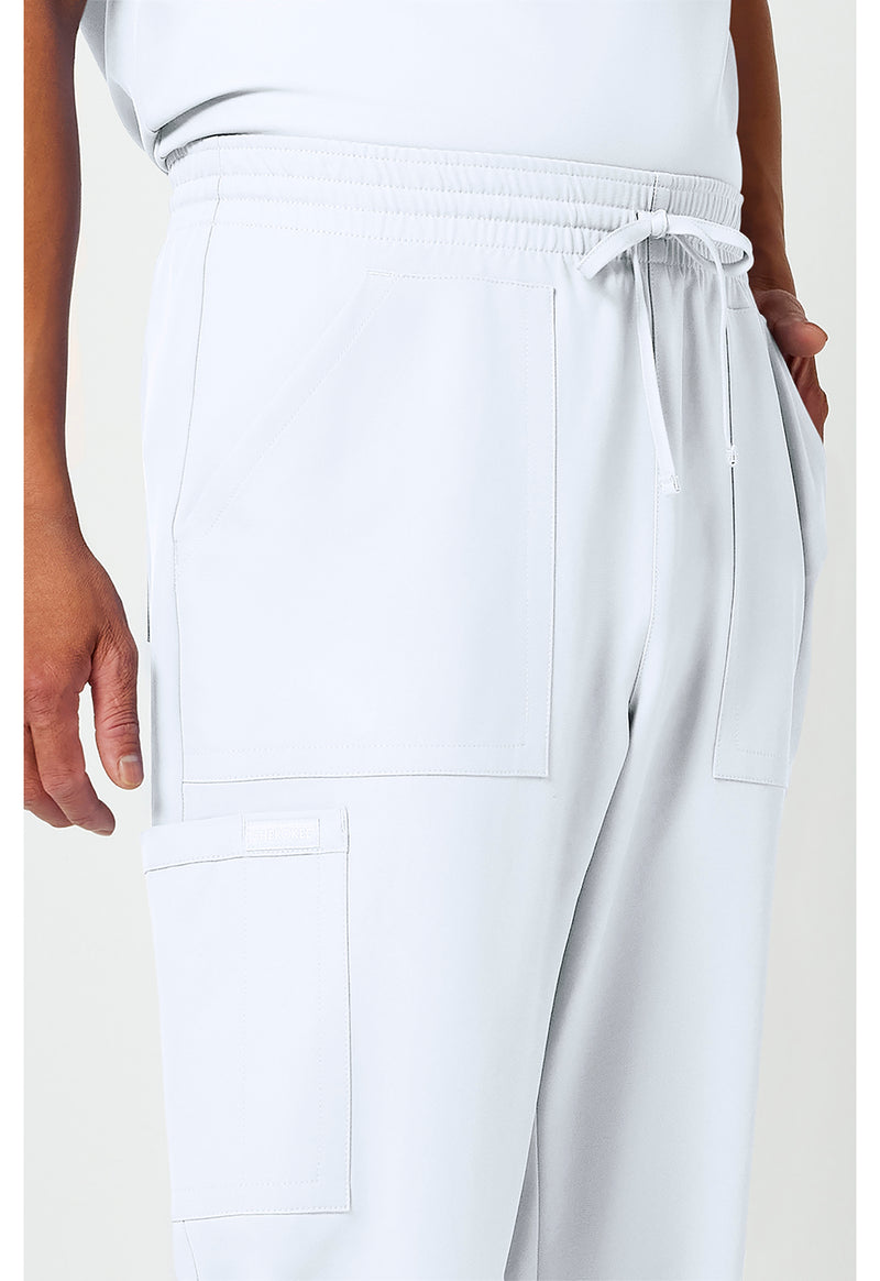 White - Men's Mid Rise Jogger (View 3)