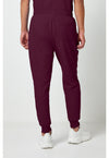 Wine - Cherokee WW Originals Ultra Men Scrub Pants - Back View