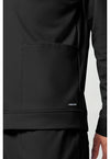 Black - Men's Zip Front Jacket (View 4)