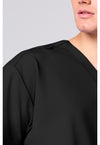 Black - Men's 3 Pocket V-neck Top (View 3)