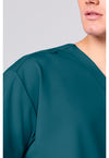 Caribbean Blue - Men's 3 Pocket V-neck Top (View 3)