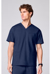 Navy - Men's 3 Pocket V-neck Top