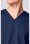 Navy - Men's 3 Pocket V-neck Top (View 2)