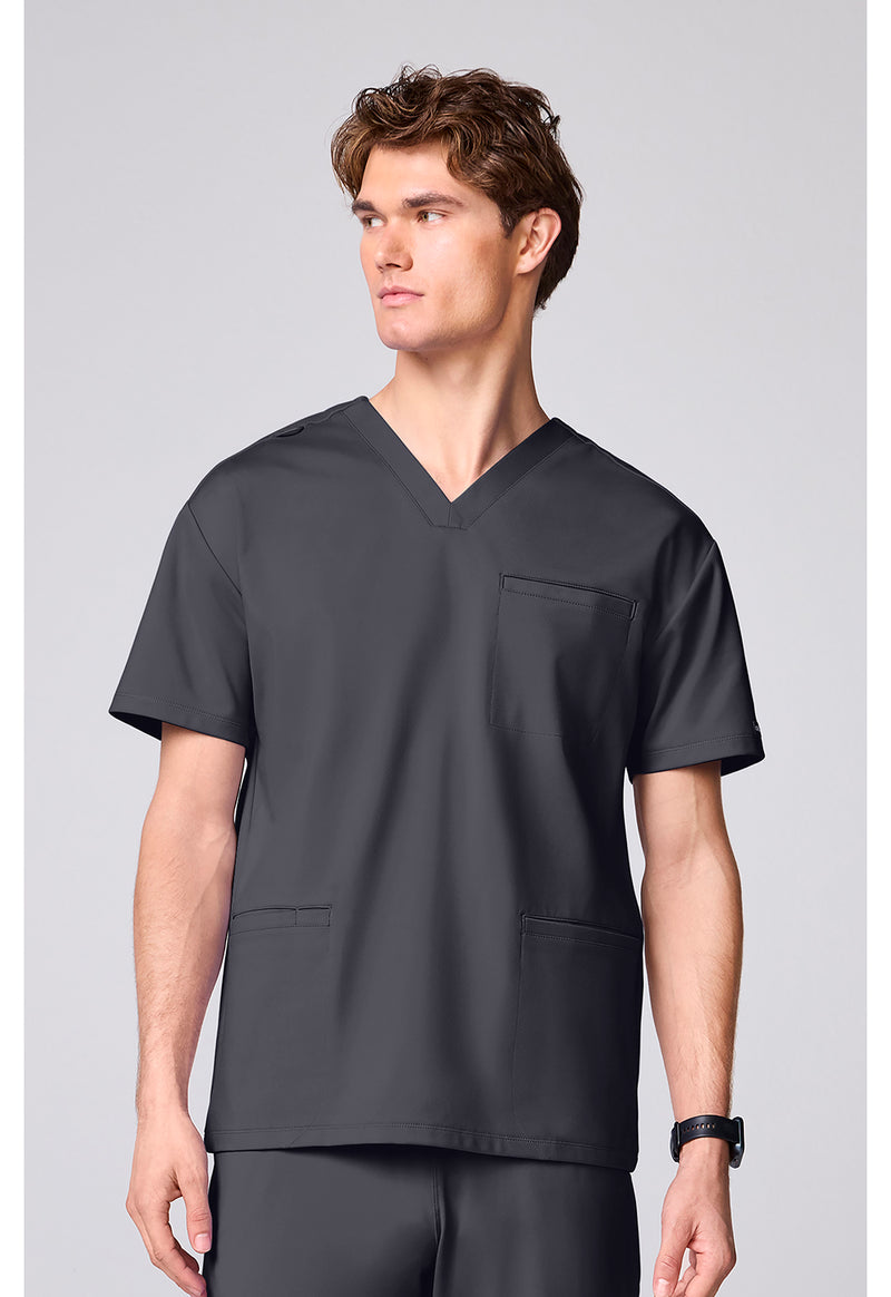 Pewter - Men's 3 Pocket V-neck Top