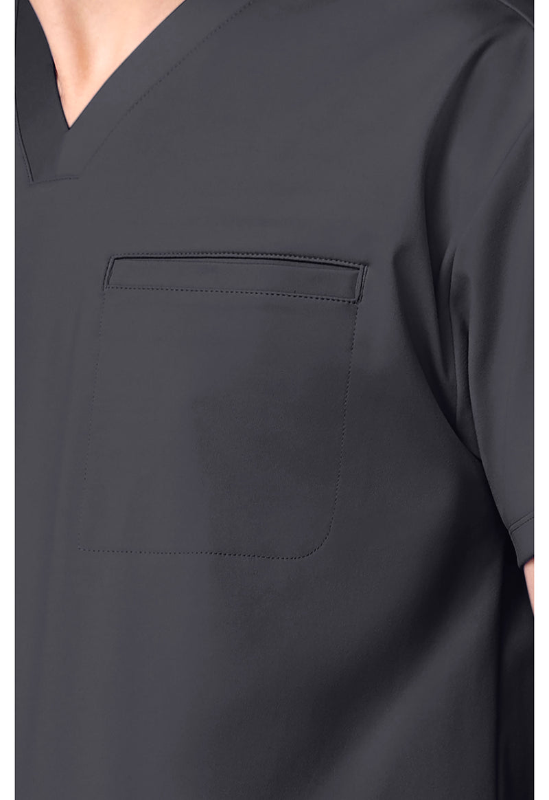 Pewter - Men's 3 Pocket V-neck Top (View 4)