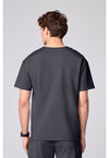 Pewter - Men's 3 Pocket V-neck Top (Back)