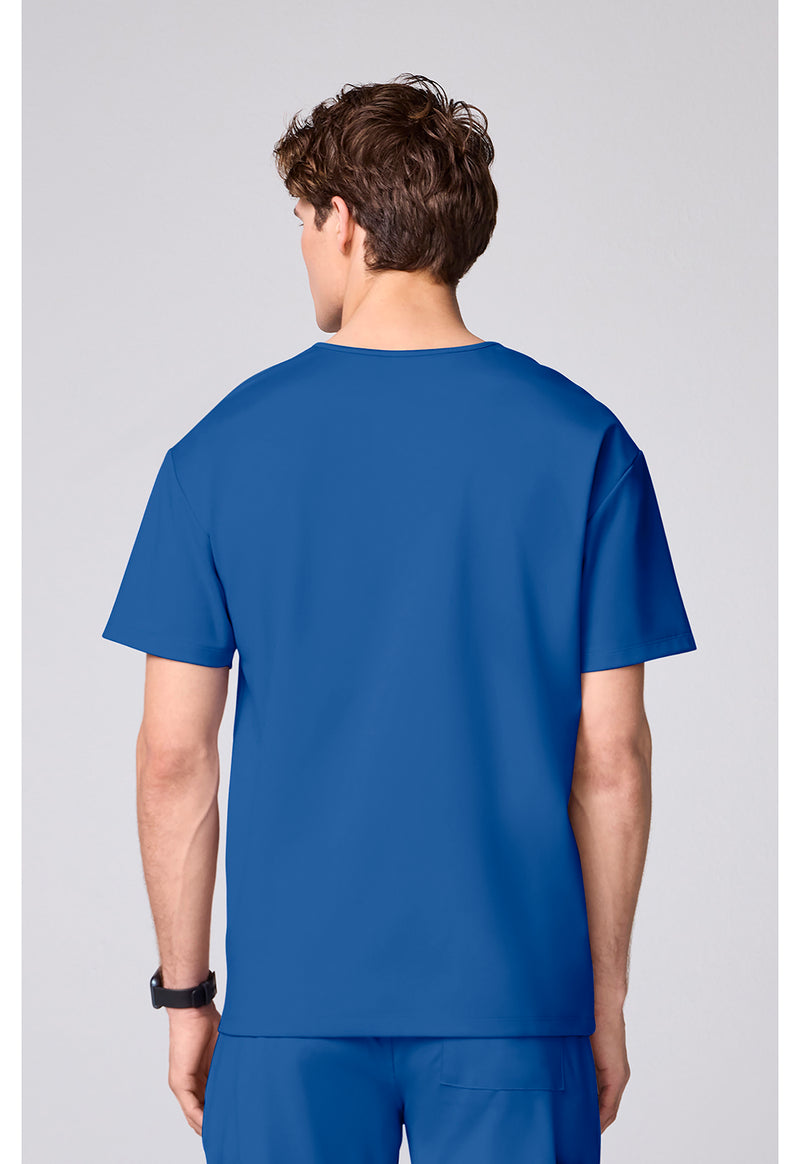 Royal - Men's 3 Pocket V-neck Top (Back)