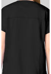 Black - Mandarin Collar Top (View 4)