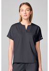 Pewter - Mandarin Collar Top