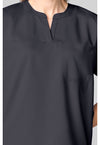 Pewter - Mandarin Collar Top (View 2)