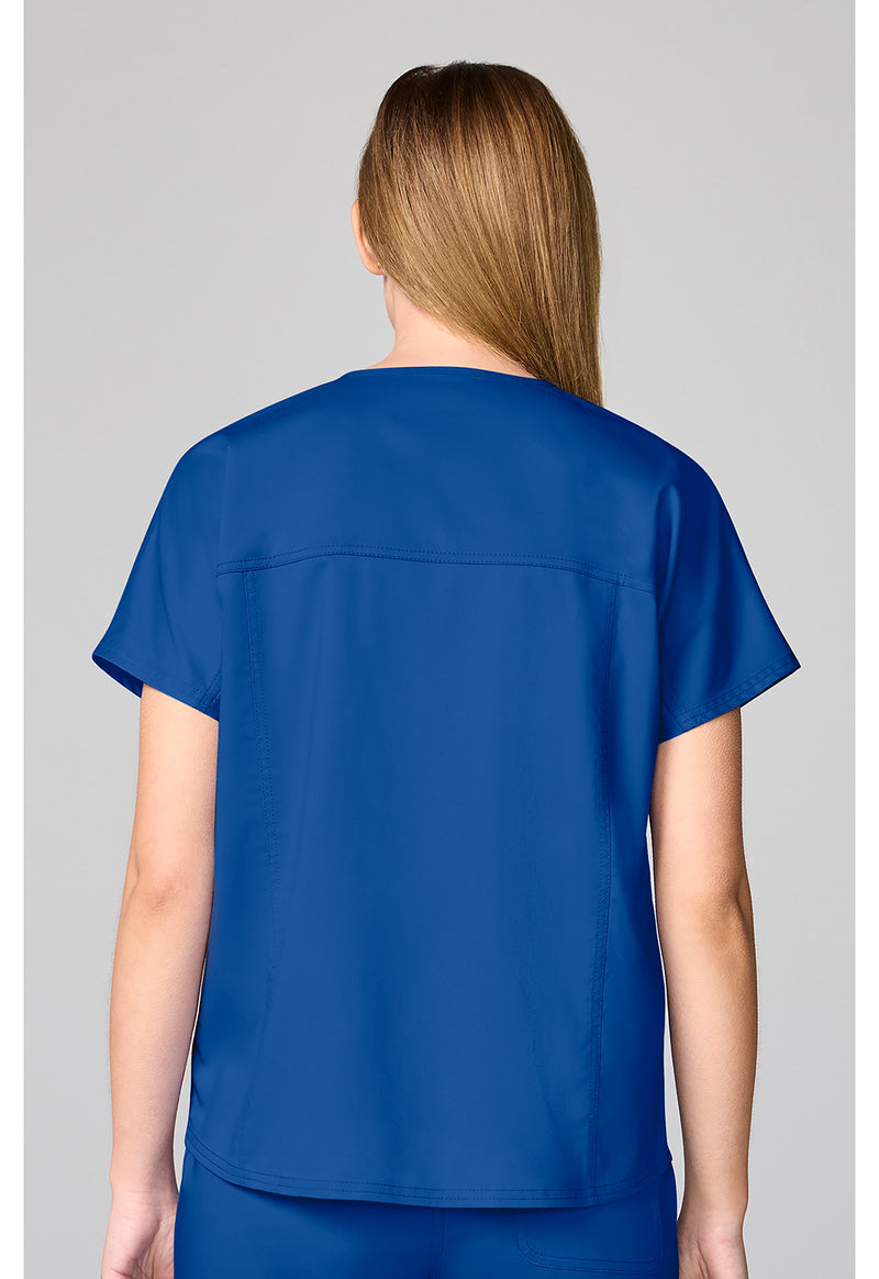 Royal - Mandarin Collar Top (Back)