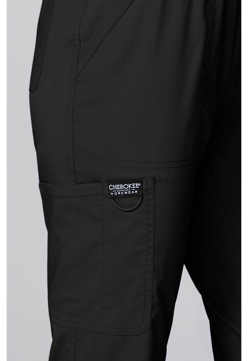 Black - Flared Cargo Pant (View 3)