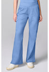Ciel Blue - Flared Cargo Pant – Regular