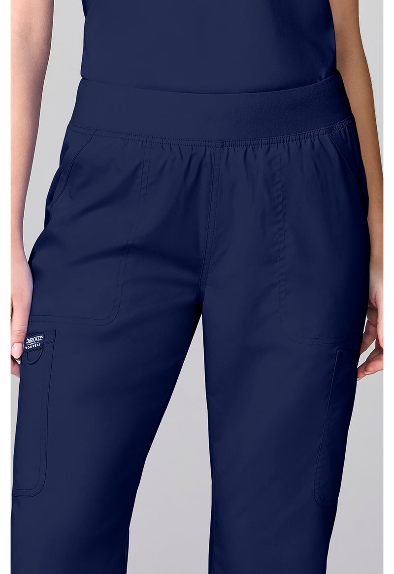 Navy - Flared Cargo Pant (View 2)