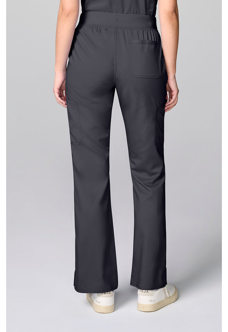 Pewter - Flared Cargo Pant (Back)