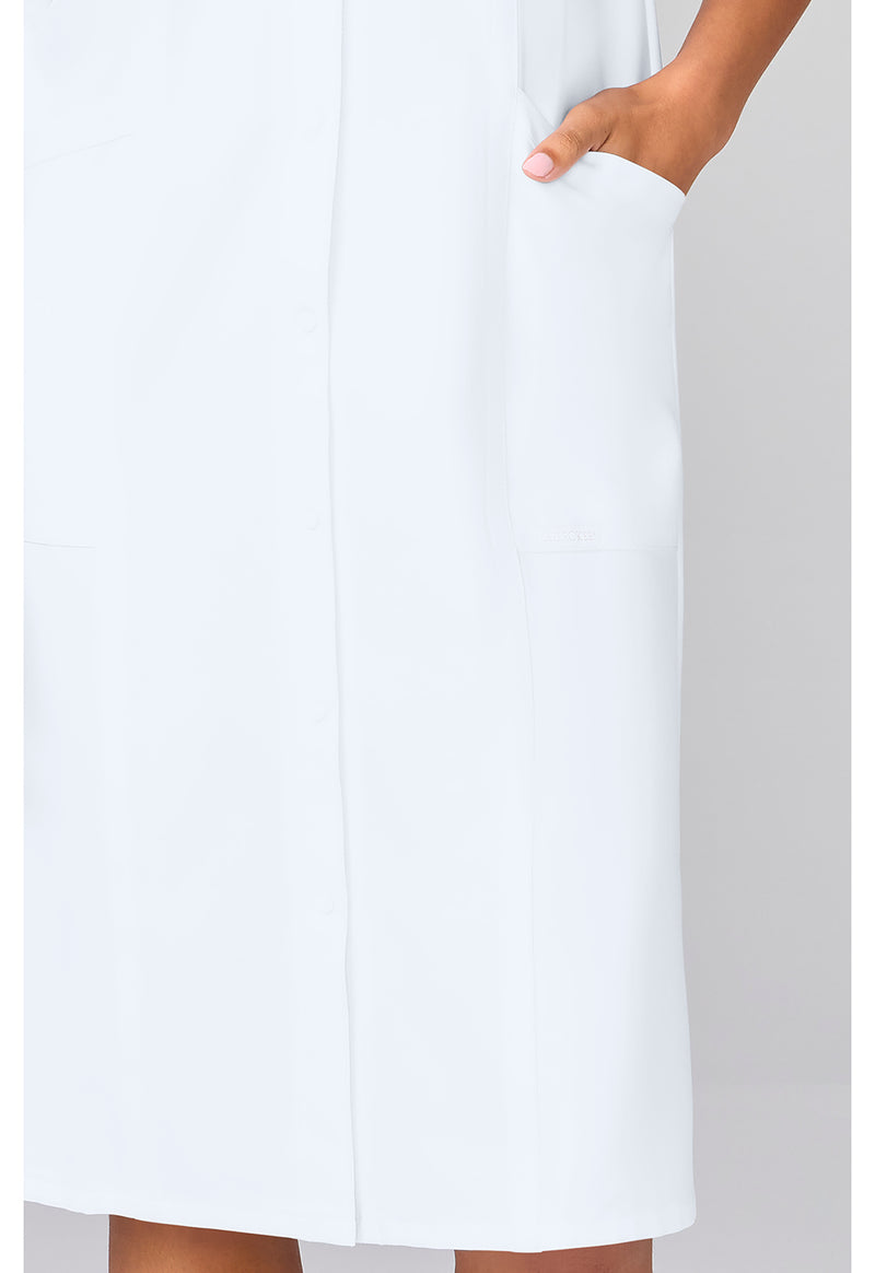 White - 3/4 Sleeve Dress (View 4)