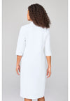 White - 3/4 Sleeve Dress (Back)