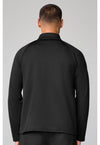 Black - Men's Fleece Jacket (Back)