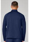 Navy - Men's Fleece Jacket (Back)