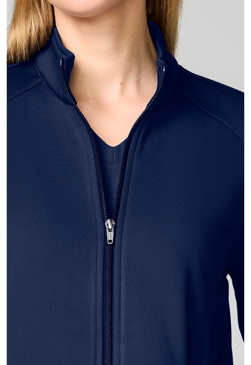 Navy - Fleece Jacket (View 2)