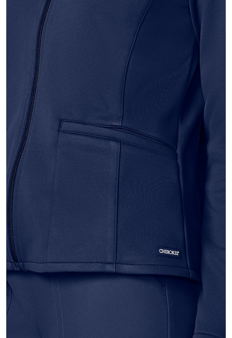 Navy - Fleece Jacket (View 3)