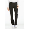 black - Mid Rise Straight Leg Pull-on Pant